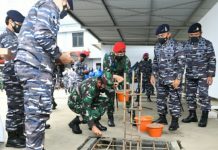 Panglima TNI Letakkan Batu Pertama Pembangunan Gedung Pushidrosal Bagian Kanan Gedung Utama