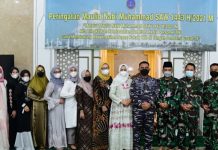 Pushidros TNI AL Peringati Maulid Nabi Besar Muhammad SAW 1443 H/2021 M