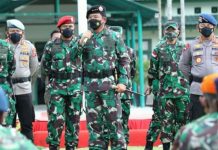 Pangdam Cenderawasih Dampingi Kunker Panglima TNI dan Kapolri di Mimika