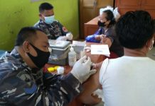 Siapkan 2.000 Dosis Vaksin, TNI AL Layani Vaksinasi 2 Desa di wilayah Bogor