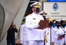 Pushidros TNI AL Gelar Upacara Peringatan Hari Pahlawan 2021