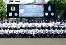 Komandan Pushidros TNI AL Lepas Kontingen Pushidrosal Berlaga di Ajang KSAL Cup