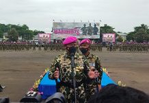 KSAL Pimpin Upacara HUT Ke 76 Korps Marinir Tahun 2021