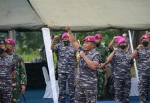Korps Marinir TNI AL Kembali Latihan Pertempuran Kota di Karawang