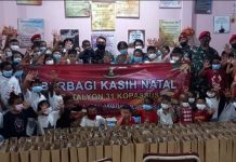 Sambut Natal 2021 dan Tahun Baru 2022, Grup 3 Kopassus Berbagi Kasih di Panti Asuhan