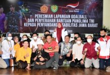 Panglima TNI Resmikan Lapangan Goal Ball, Sarana Latihan Atlet Disabilitas