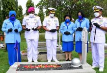 Jelang Hari Dharma Samudera 2022, Danpushidrosal Pimpin Ziarah di TMPN Kalibata Jakarta