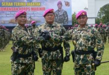 Mayjen TNI (Mar) Widodo Resmi Jabat Komandan Korps Marinir