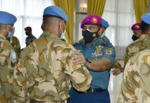 Wadan Kormar Sambut Satgas BGC dan KIZI TNI Konga Monusco TA 2021