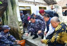 KSAL Letakkan Batu Pertama Renovasi Ratusan Rumah Warga Pesisir Jawa Timur