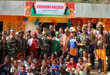 Satgas Satuan Organik Yonif Raider 301/PKS Luncurkan Program Revitalisasi Masyarakat Distrik ILU Kab Puncak Jaya Papua