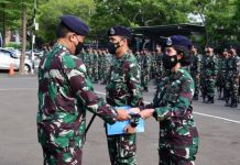 Komandan Pushidrosal Apresiasi Kinerja Personel Berprestasi