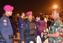 Dankormar Mayjen Widodo Dwi Purwanto Tinjau Pembebasan Sandera di Pesawat Sriwijaya Air