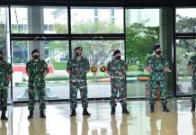 KSAL Terima Laporan Naik Pangkat Enam Pati TNI AL