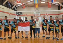 Satgas Rimpac TNI AL Juarai Turnamen Bola Volly Rimpac Sport Event di Pearl Harbour