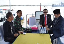 ‘Joy Sailing’ Danlanal bersama Ketua DPRD Kota Palembang Susuri Perairan Sungai Musi