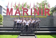 Marinir TNI AL Terima Audiensi Direktur Utama PT KCI