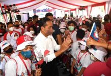 Presiden Jokowi Peringati Hari Anak Nasional 2022 di Kebun Raya Bogor