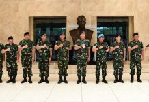 KSAU Marsekal Fadjar Prasetyo Terima Laporan Kenaikan Pangkat 9 Pati TNI AU