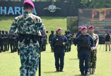 Kolonel Marinir Samson Sitohang Resmi Jabat Komandan Denjaka