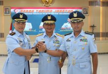 Pangkoopsud I Marsda Tedi Rizalihadi Pimpin Sertijab Danlanud SMH Palembang