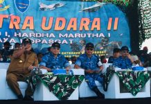 KSAU dan Forkopimda Provinsi Lampung Saksikan Latihan Operasi Udara Gabungan di Lanud BNY Lampung