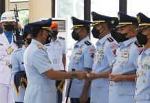 Tiga Komandan Lanud Wilayah Sumatera dan Aspers Kas Koopsud I Beralih Pimpinan
