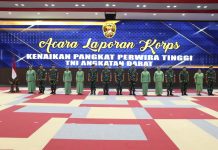 KSAD Jenderal Dudung Abdurachman Pimpin Laporan Korps Kenaikan Pangkat 19 Pati TNI AD