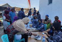 TNI Angkatan Laut Terus Gelar Karya Bakti di Wilayah Perbatasan