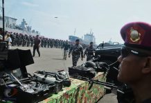Siap Tempur, Satgasla TNI AL Apel Gelar Pasukan PAM VVIP Presidensi G20