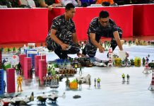 Presiden Jokowi Tinjau Satgas TNI AL PAM Laut Presidensi G20