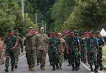 Dankormar Tinjau Latma Marinir TNI AL dan USMC