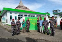 TNI Angkatan Laut Renovasi Tempat Ibadah dan Posyandu di Halmahera Utara