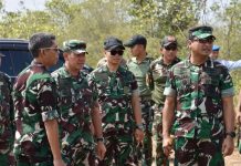 Pangkoopsud I dan Dankorpasgat Dampingi Pangkoopsudnas Tinjau Kesiapan Daerah Latihan AWR Buding