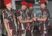 Kopassus Laksanakan Tradisi Korps dan Serah Terima Jabatan Pamen Ahli dan Dandenintel