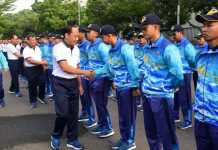 Danpushidrosal Lepas Kontingen Pushidrosal Berlaga di Porwilbar TNI AL 2023