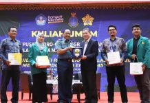 Komandan Pushidros TNI AL Berikan Kuliah Umum di Universitas Syiah Kuala Banda Aceh