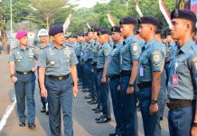 Danpushidrosal Pimpin Tradisi Penerimaan Perwira Remaja AAL Angkatan ke-68