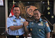 Pangkoopsud I Terima Courtesy Call Pangkoarmada I