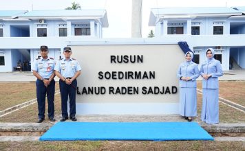 Pangkoopsud I Resmikan Bangunan dan Fasilitas Bagi Personel Lanud RSA