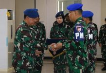 Pangkoops Udara I Pimpin Sertijab Danpom Koops Udara I