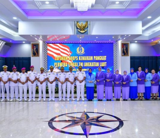 Ini Daftar 17 Perwira Tinggi TNI AL Yang Naik Pangkat