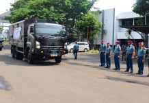 Korps Marinir TNI AL Salurkan Bantuan ke Palestina