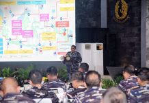 Dankormar Mayjen (Mar) Endi Supardi Paparkan Pelaksanaan Tugas Operasi pada Apel Komandan Satuan TNI AL 2023