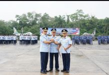 Pangkoopsud I Pimpin Serah Terima Jabatan Danlanud Roesmin Nurjadin