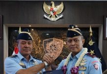Marsma TNI Mohammad Nurdin Resmi Jabat Pangkoops Udara I