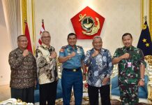 Dankormar Mayjen (Mar) Endi Supardi Terima Kunjungan Kerja dari STIMA IMMI