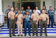 Dankormar Terima Kunjungan Athan USMC