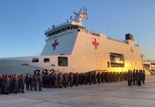 Tiba dari Gaza KRI dr. Radjiman Wedyodiningrat-992 Sukses Laksanakan Misi Kemanusiaan