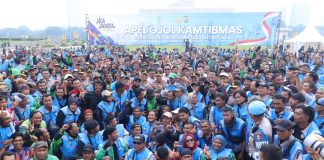 Ribuan Driver Ojol Deklarasi Siap Jadi Mitra Polri, Dukung Wujudkan Kamtibmas Kondusif